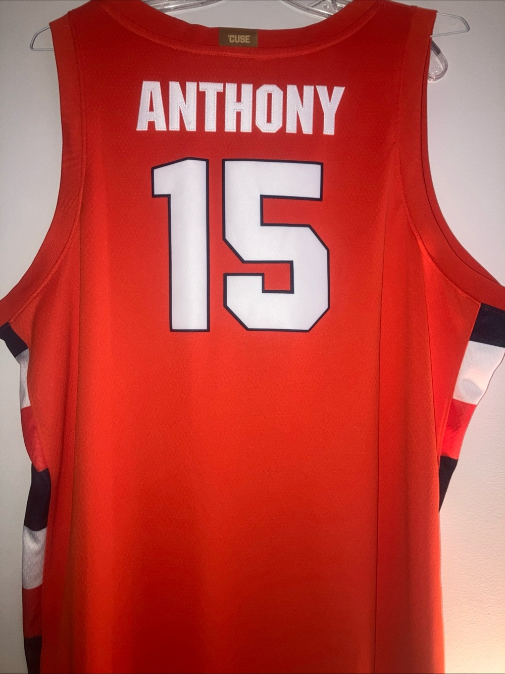 Men’s Size 2XL Nike Syracuse Carmelo Anthony Cuse Orange Limited Edition Jersey